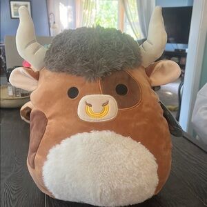 Squishmallows Brown and White Monkey Stuffed Animal